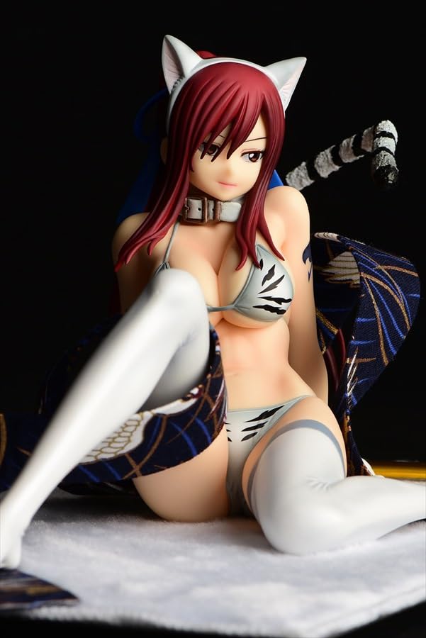 "Fairy Tail" Erza Scarlet White Tiger Gravure Style