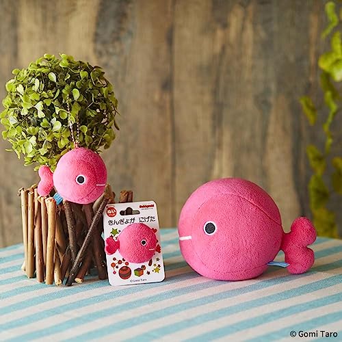 Little Red Fish Runs a Way Mocchiri Plush S
