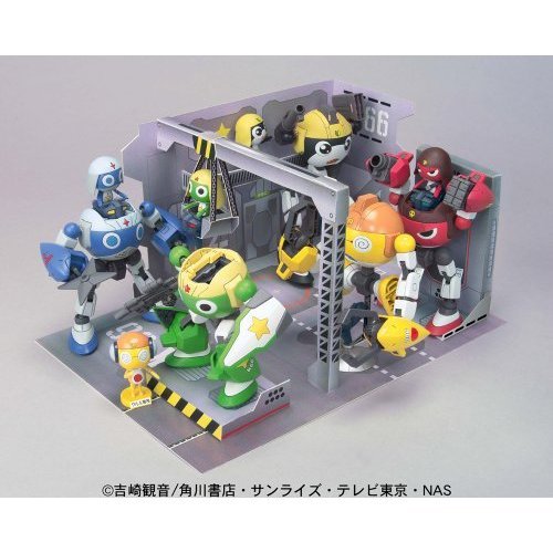 Dororo Heichou Giroro Gochou Keroro Gunsou Kururu Souchou Tamama Nitouhei Keroro Robo Set + Keron Army Development Factory Keroro Gunsou Plamo Collection (DX-01)Plamo Keroro Gunsou - Bandai