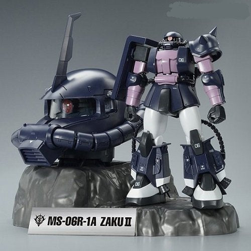Head MS-06R-1A Zaku II (version personnalisée Tri-Stars Black) - 1/35 Échelle - HGGO KIDOU SENSHI GUNDAM: L'Origine - Bandai