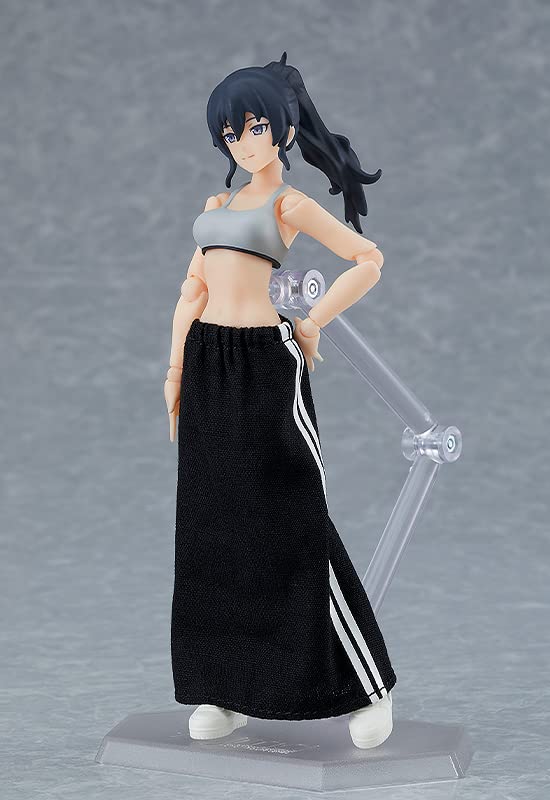 figma Styles figma Female Body (Makoto) with Tracksuit + Tracksuit Skirt Outfit