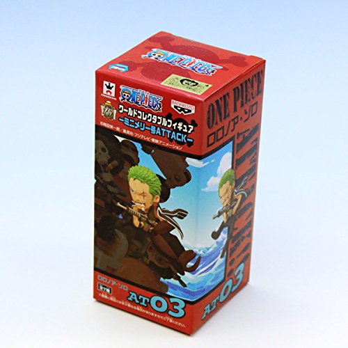 Roronoa Zoro One Piece World Collectable Figure Mini Merry Attack One Piece - Banpresto