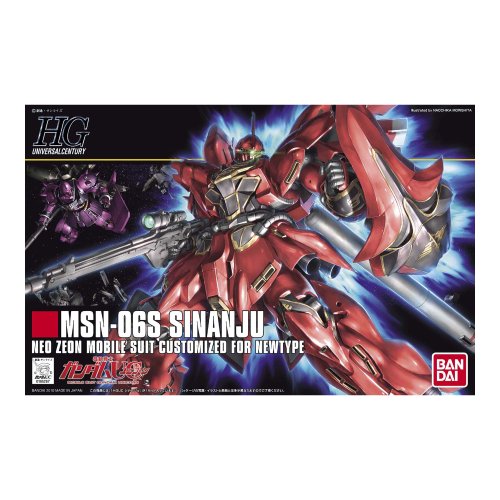 MSN-06S Sinanju - 1/144 scale - HGUC (#116) Kidou Senshi Gundam UC - Bandai