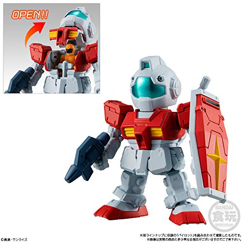 Mobile Suit Gundam Micro Wars 2 (10 Pack) Candy Toy, (Mobile Suit Gundam)
