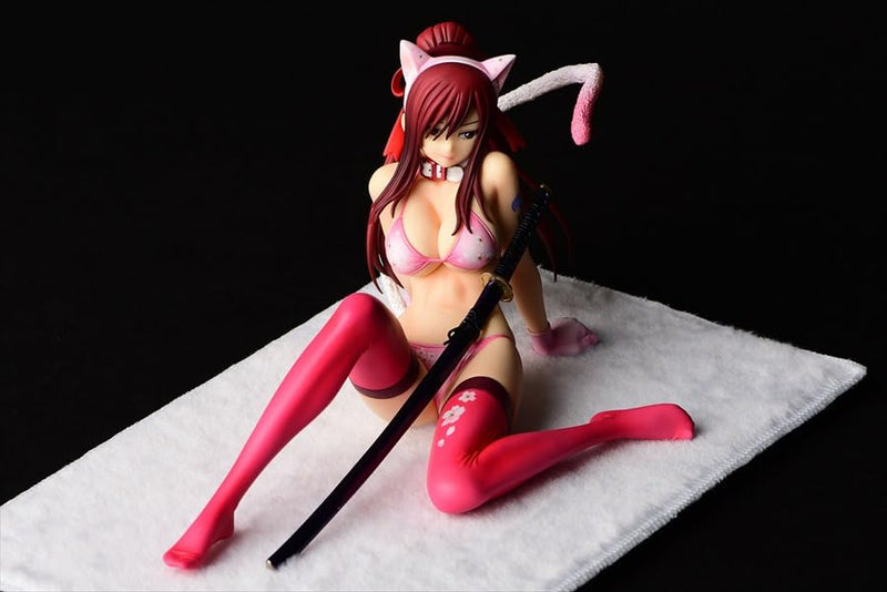 "Fairy Tail" Erza Scarlet Sakura Cat Gravure Style