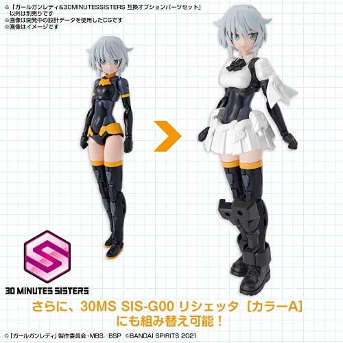 "Girl Gun Lady" & 30MS Interchangeable Option Parts Set