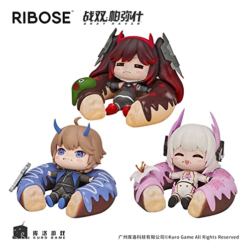 RIBOSE "PUNISHING: GRAY RAVEN" CHUBBY CONSTRUCTS SET OF 3