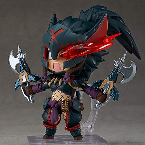 Monster Hunter World: Ghiaccio - Nendoroid # 1284-DX - Hunter: Nargacuga femmina Alpha Armor Ver. DX (buona compagnia di sorriso)