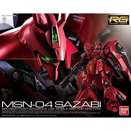 MSN-04 Sazabi - 1/144 scala - RG Kidou Senshi Gundam: Char contro attacco - Bandai