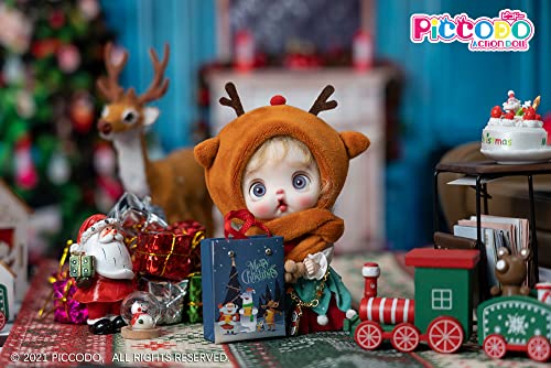 PICCODO ACTION DOLL CHRISTMAS DOLL OUTFIT SET "SNOW FLAKE REINDEER"