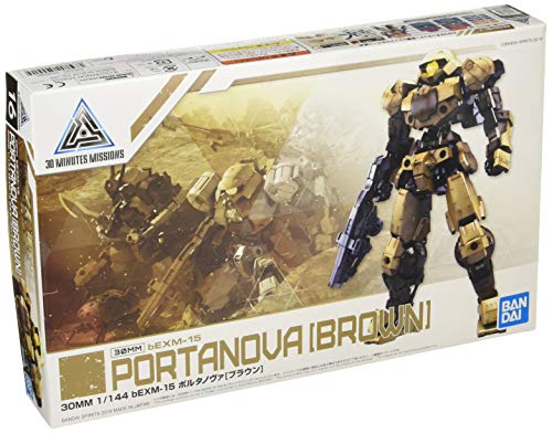 BEXM-15 PORTANOVA (version brune) - 1/144 Échelle - Missions de 30 minutes - Spiritueux Bandai