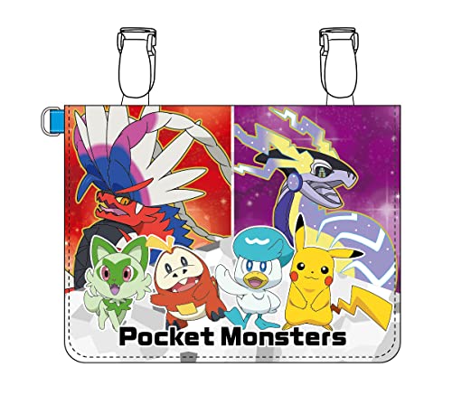"Pokemon" Odekake Wallet with Shoulder Blue PM-3942-BLE