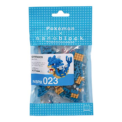 Gyarados Mini Collection Series Nanoblock (NBPM_023) Pokémon x Nanoblock Pocket Monsters-Kawada