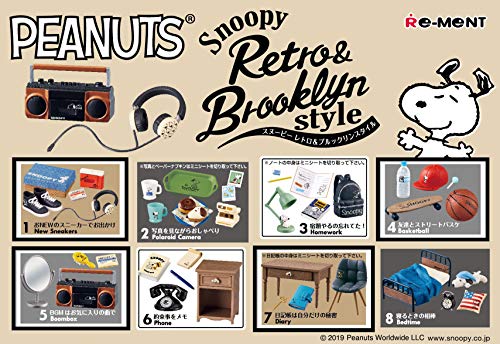 Snoopy Retro&Brooklyn style Peanuts - Re-Ment