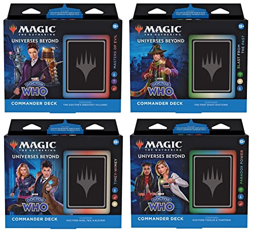 MAGIC: The Gathering Doctor Who Commander Deck 4 Types (English Ver.)