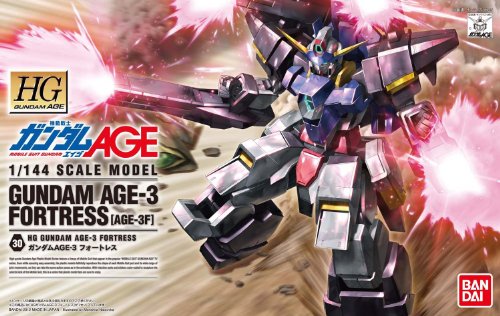 Gundam Age-3 Fortress - 1/144 Scale - HGO (# 29) Kidou Senshi Gundam Age - Bandai