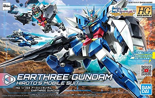 Core Gundam | & | Earthree Gundam-1/144 scale-HGBD:R Gundam Build Divers Re :RISE-Bandai Spirits