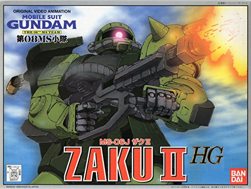 MS-06J Zaku II Ground Type MS-06JC Zaku II - 1/144 scala - HG08 (#4), Kidou Senshi Gundam: Dai 08 MS Shotai - Bandai