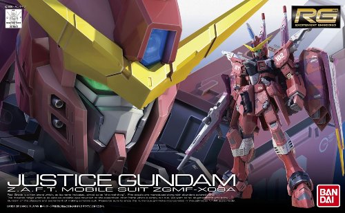 ZGMF-X09A Justice Gundam - 1/144 Échelle - RG (# 09) Kidou Senshi Gundam Germes - Bandai