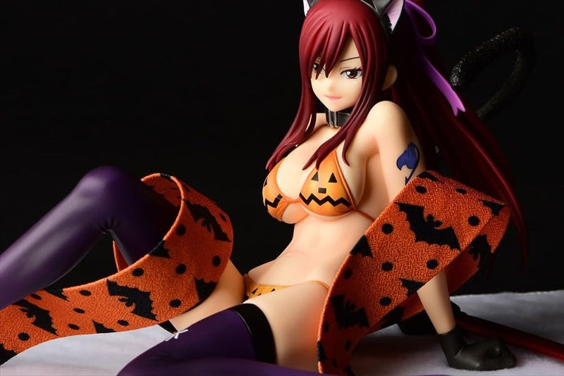 "Fairy Tail" Erza Scarlet Halloween Cat Gravure Style