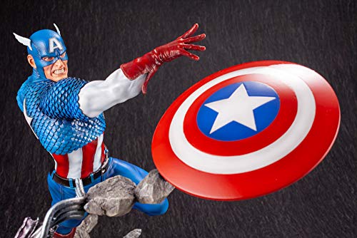 Marvel Avengers Captain America Fine Art Statue