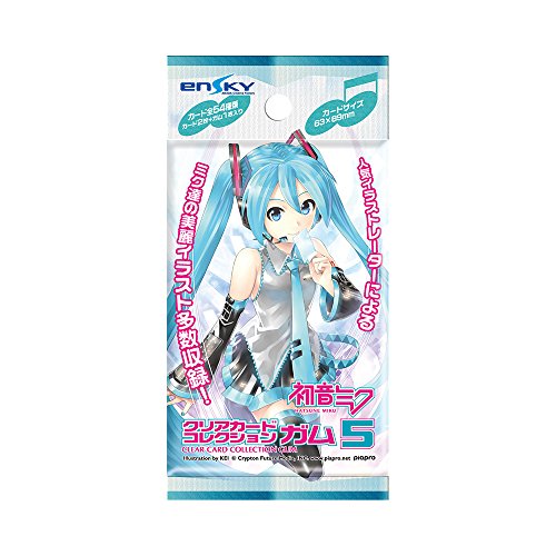 Hatsune Miku Clear Card Collection Gum 5