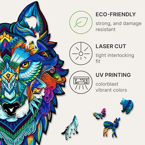Majestic Wolf 99 Piece S Size