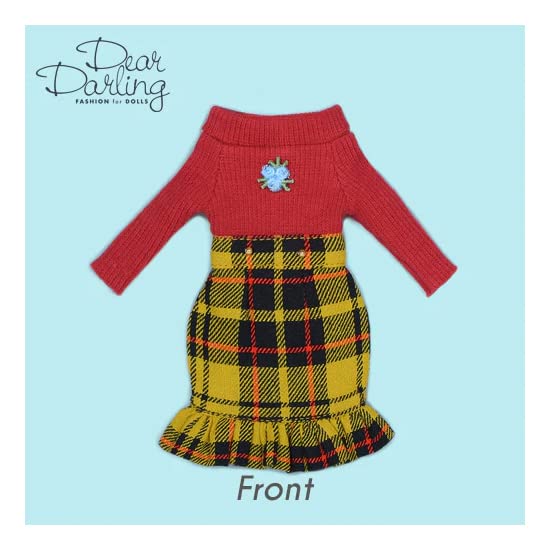 Produced by Junie Moon Dear Darling Fashion for Dolls Sandy Rose Dress Set (22cm) Yellow Skirt