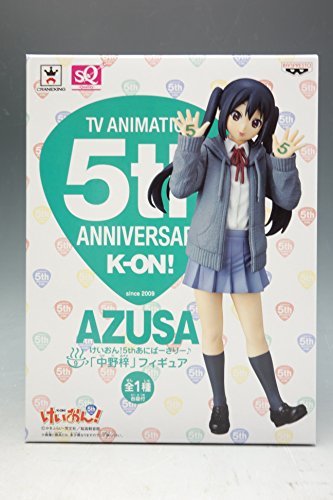 Nakano Azusa K-ON! 5th Anniversary♪ K-ON! - Banpresto