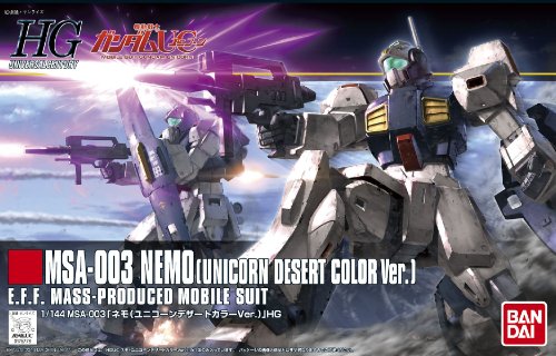 MSA-003 NEMO (Versión del color del desierto de UC) - 1/144 escala - HGUC (# 164) Kidou Senshi Gundam UC - Bandai