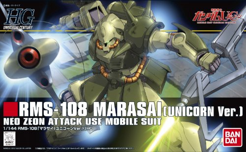 RMS-108 MARASAI (versión UC Ver. Versión) - 1/144 Escala - HGUC (# 138) Kidou Senshi Gundam UC - Bandai