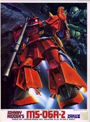 MS-06R-2 Zaku II High Mobility Type (Johnny Ridden Custom version) - 1/144 scale - MSV Mobile Suit Variations - Bandai