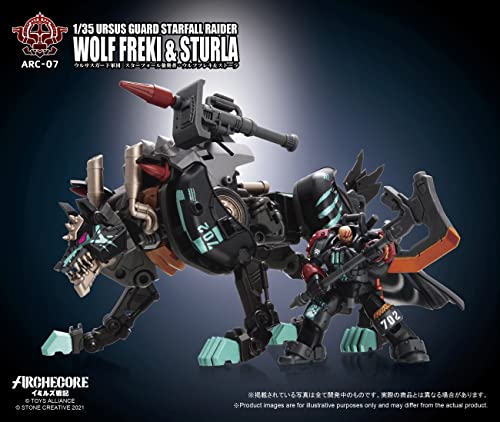 TOYS ALLIANCE LIMITED ARC-07 "ARCHE-YMIRUS" 1/35 SCALE URSUS GUARD STARFALL RAIDER WOLF FREKI & STURLA