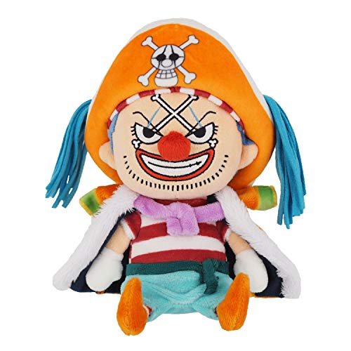 【Sanei Boeki】"One Piece" ALL STAR COLLECTION Plush OP07 Buggy (S Size)