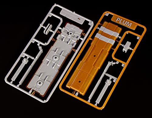 Non Scale Plastic Kit Plaact Options Series 10 Twin Shields 2 Clear Orange