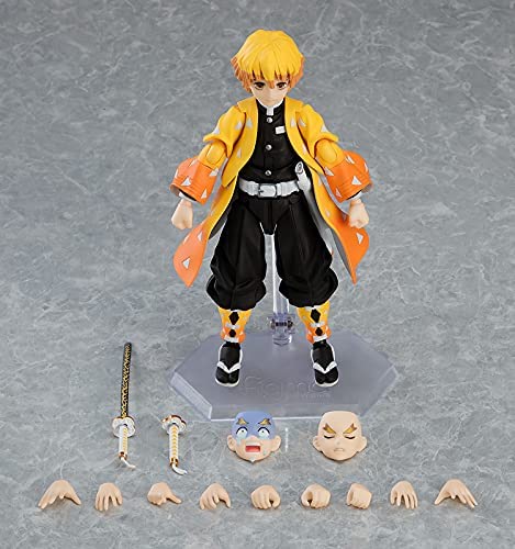"Demon Slayer: KIMETSU No Yaiba" Figma # 522 Agatsuma Zenitsu (max usine)