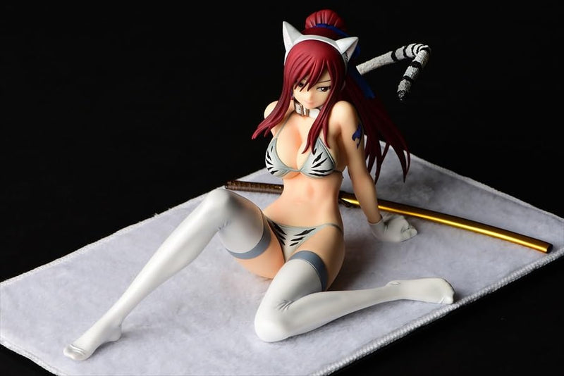 "Fairy Tail" Erza Scarlet White Tiger Gravure Style