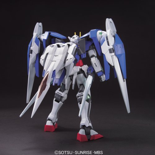 GN-0000 00 Gundam GNR-010 0 Raiser - 1/100 scale - 1/100 Gundam 00 Model Series (13) Kidou Senshi Gundam 00 - Bandai