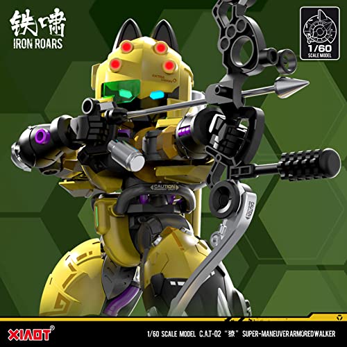 XIAOT x IRON ROARS SUPER-MANEUVER ARMORED WALKER C.A.T-02 "SHARP TEETH" 1/60 SCALE PLASTIC MODEL KIT