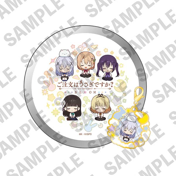 "Gochumon wa Usagi Desu ka? Bloom" Oyasumi Series Canned Cookies with Metal Charm Chino