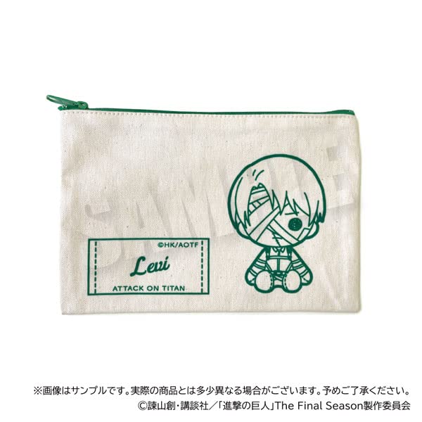 "Attack on Titan" Pluppy -Happy Plushies- Pouch 02 Levi