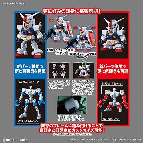 Silhouette Booster (White version) SD Gundam Cross Silhouette - Bandai