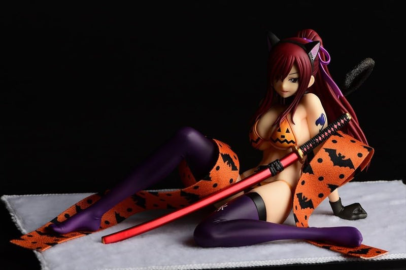 "Fairy Tail" Erza Scarlet Halloween Cat Gravure Style