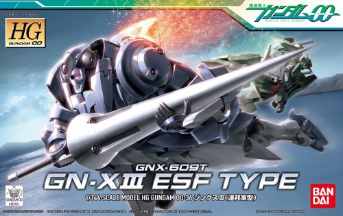 GNX-609T GN-XIII (versión de tipo ESF) - Escala 1/144 - HG00 (# 36) Kidou Senshi Gundam 00 - Bandai