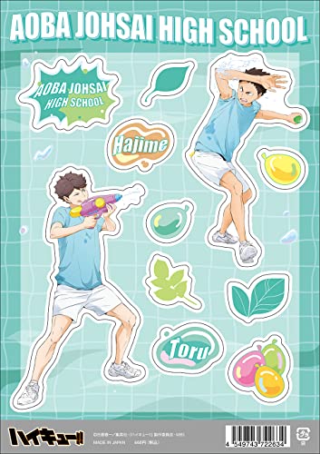 "Haikyu!! To The Top" Clear Sticker Oikawa & Iwaizumi