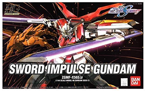 ZGMF-X56S / β espada Impulse Gundam - 1/144 Escala - Semillas HG Gundam (# 21) Kidou Senshi Gundam Semilla Destiny - Bandai