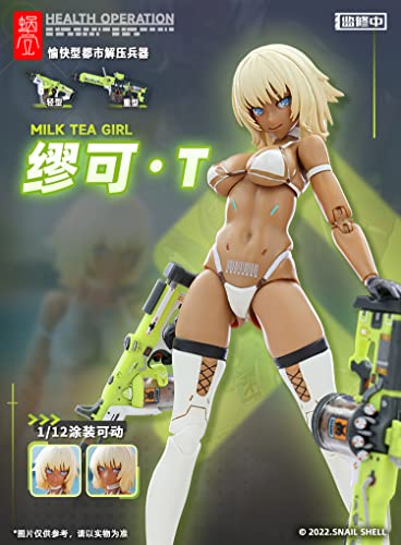 SNAIL SHELL MILK TEA GIRL MILK, T 1/12 SCALE ACTION FIGURE