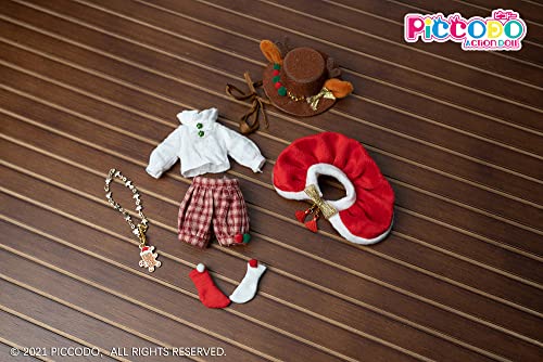 PICCODO ACTION DOLL CHRISTMAS DOLL OUTFIT SET "GINGER COOKIE REINDEER"