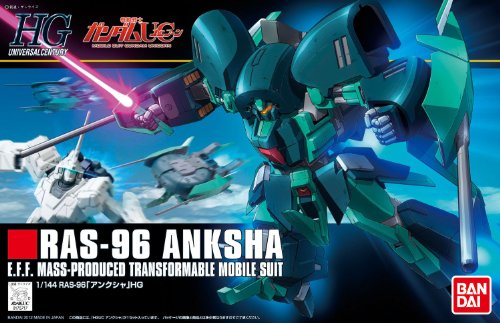 RAS-96 Anksha - 1/144 Scala - HGUC (# 141) Kicou Senshi Gundam UC - Bandai