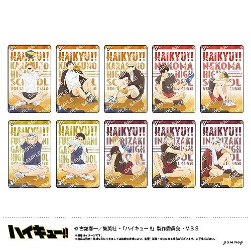 "Haikyu!!" Visual Card Key Chain Collection